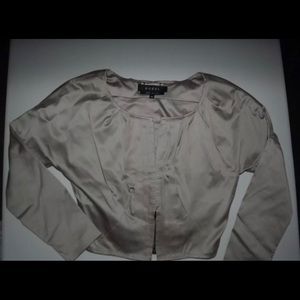Gucci mid waisted half zip jacket